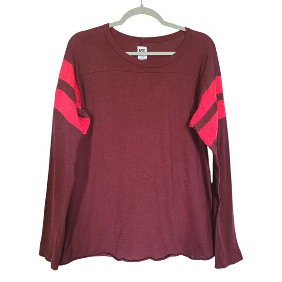 NSF Colorblock Fine Jersey Boxy Tee Size Medium - Picture 1 of 6